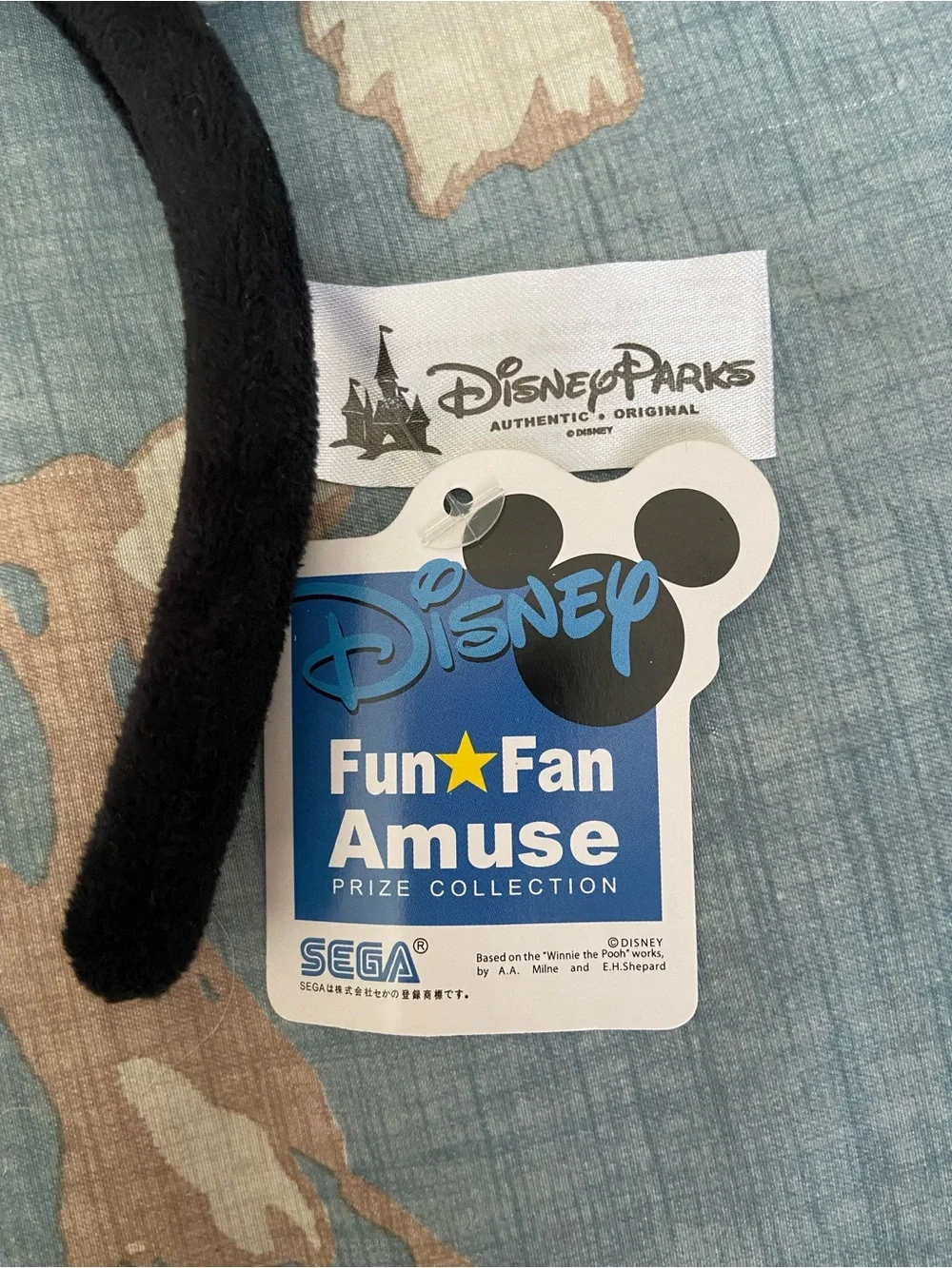 Disney White Plush Mickey Glove Headband.